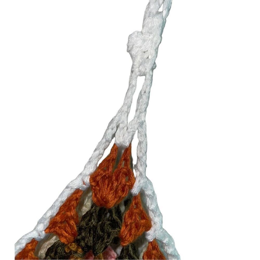 Boho “Adelina” Patchwork Hand Knit Crochet Tank - Picture 2 of 11